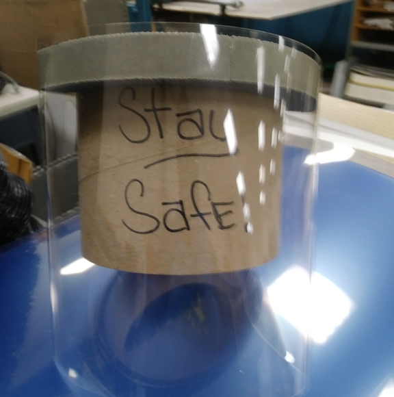 Social Distancing Plastic Face Sheild X 3 - Picture 1 of 2